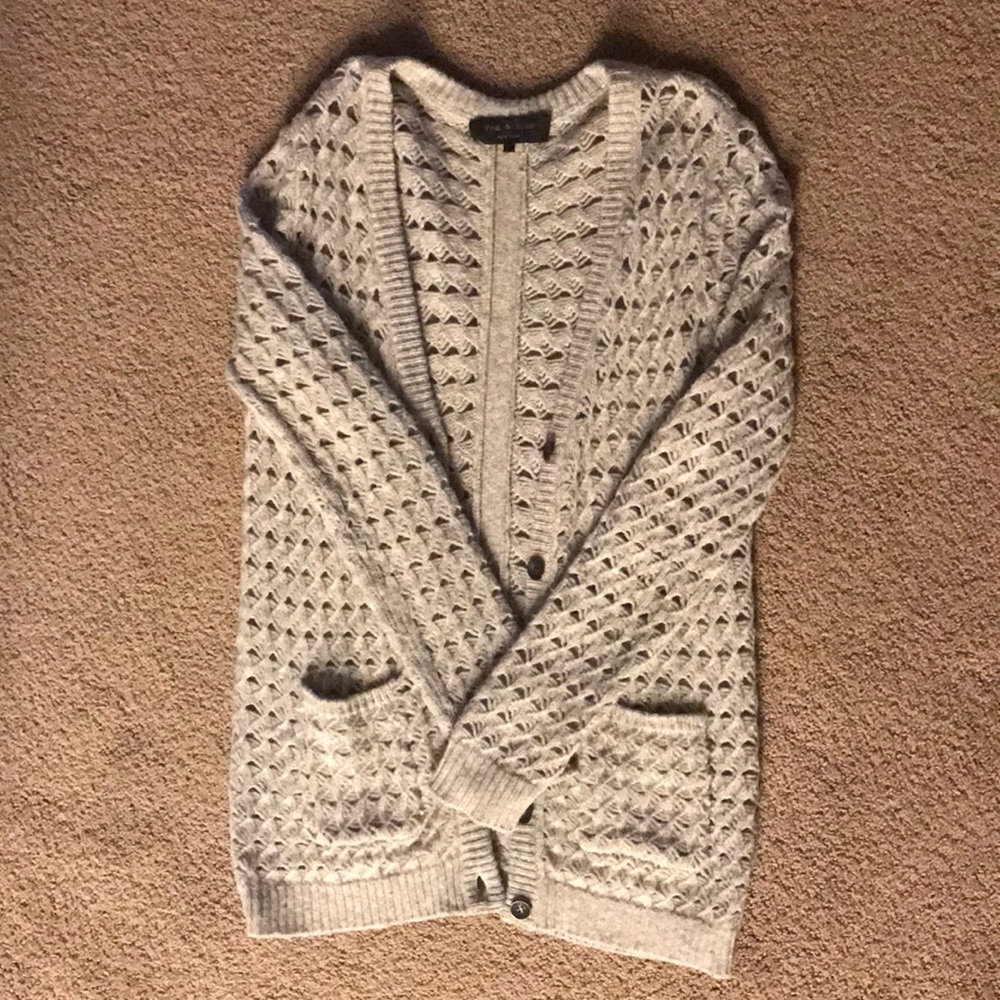 Rag & Bone Textured Knit Cardigan